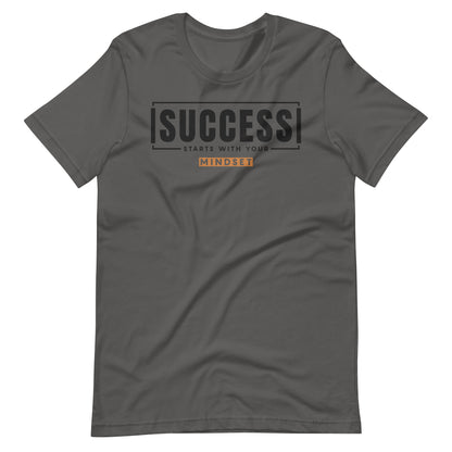 "Success Starts with Your Mindset" Unisex t-shirt